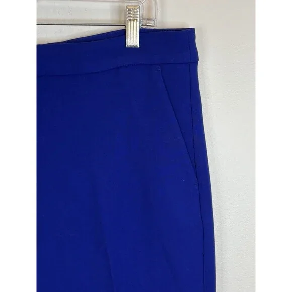 J. Crew Women's Kate Straight Leg Pants in Blue - NWT - Picture 6 of 14